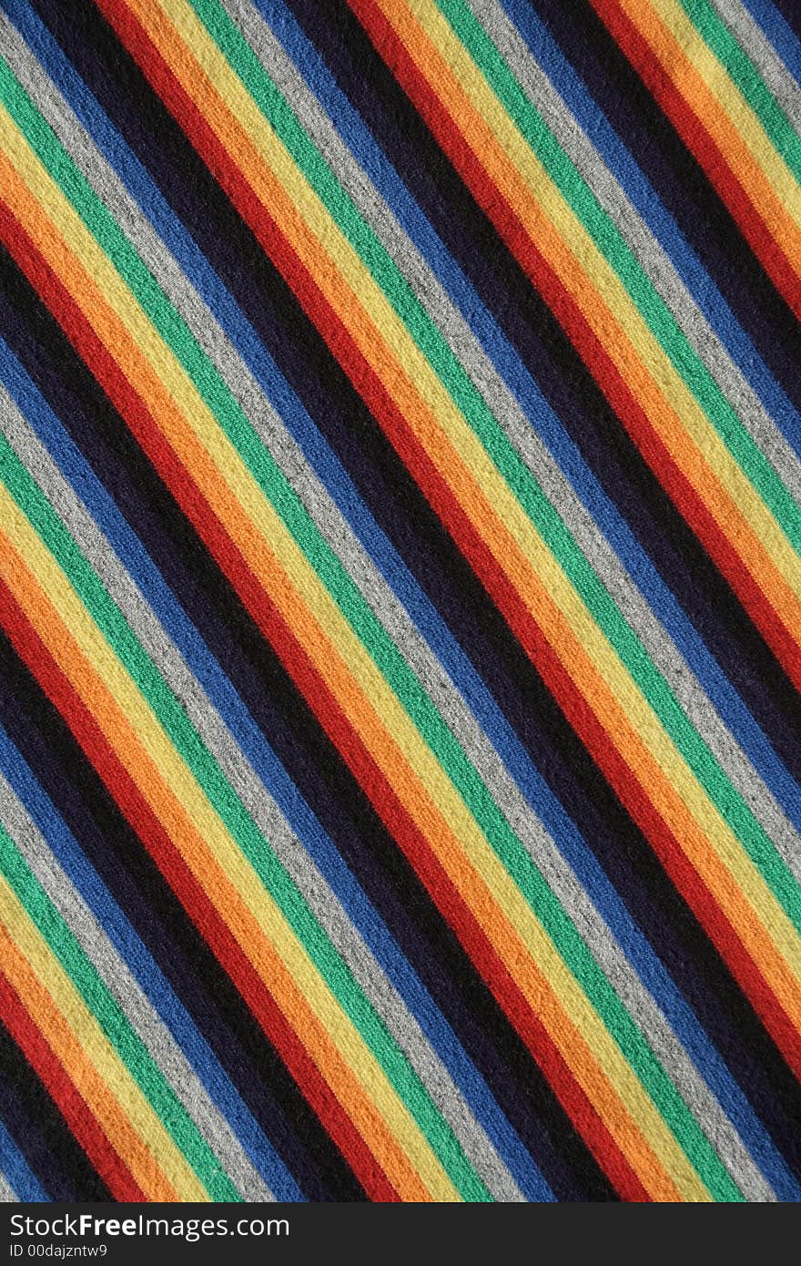 Colorful striped fabric background