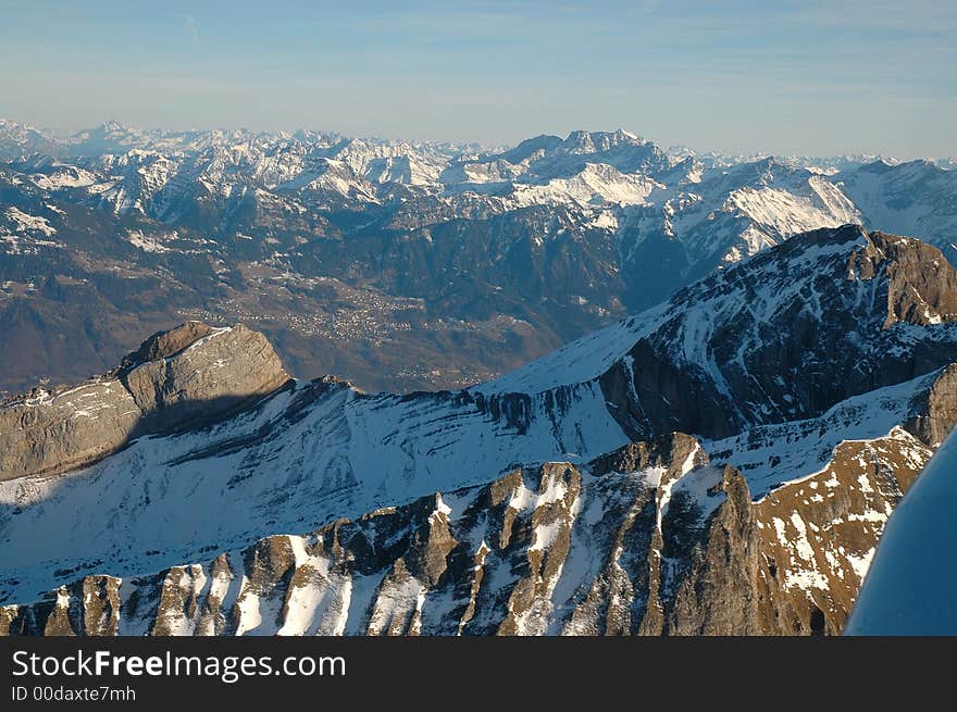 Beautiful mountains, skies and clouds