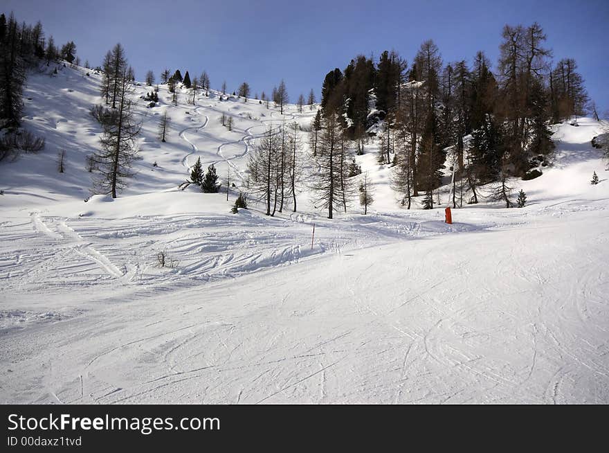 Italian Alps for skiing