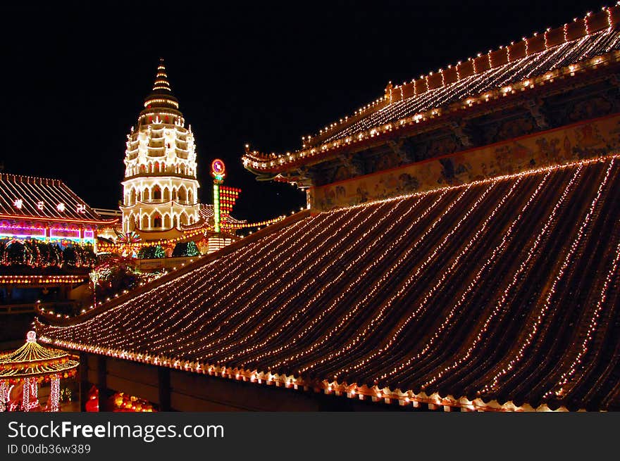 Kek lok si temple in penang, malaysia