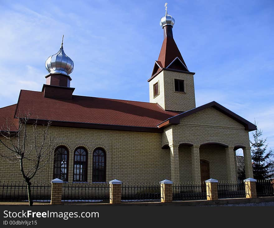 Church in Kraslava (front view)