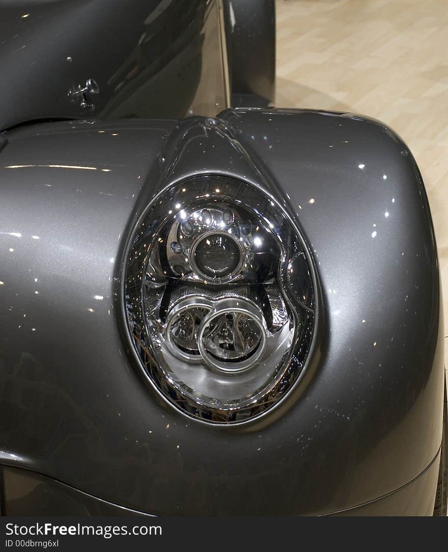 Headlight of a sports car