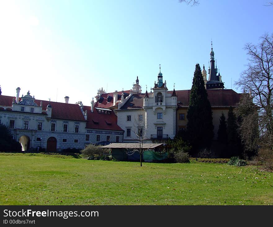 Historical castle near the Prague. Historical castle near the Prague