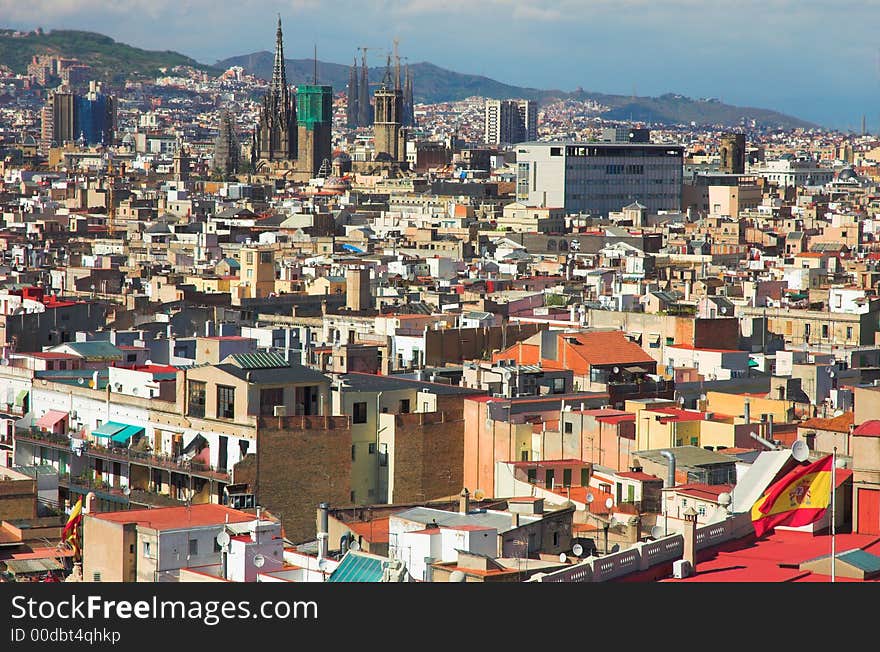 Panorama in Barcelona, Barri Gothic