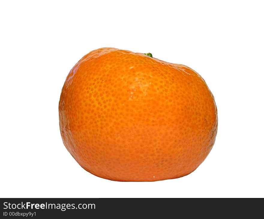 Orange isolated - on a white background