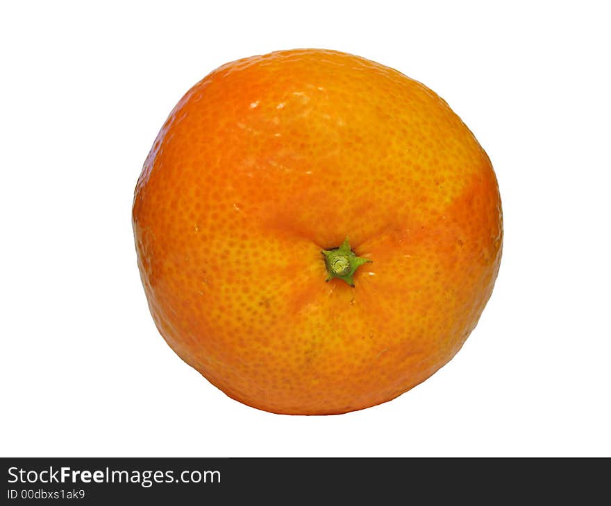 Orange isolated - on a white background