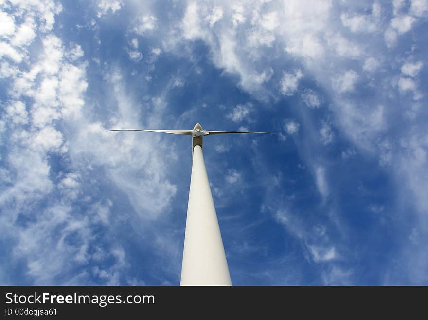 One Wind Turbine.