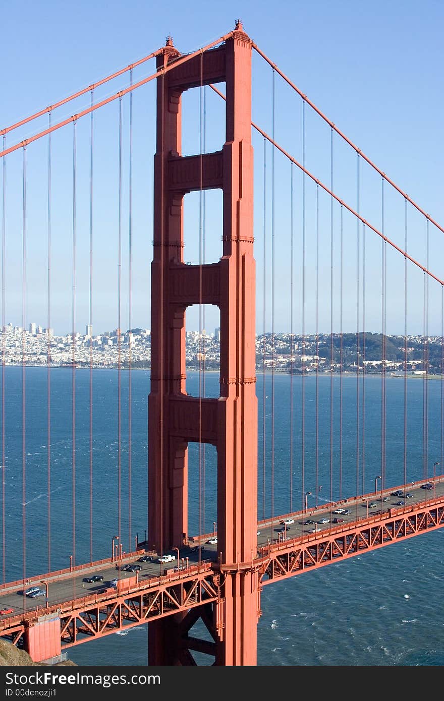 View of the Golden Gate Bridge, San Diego, San Francisco Bay