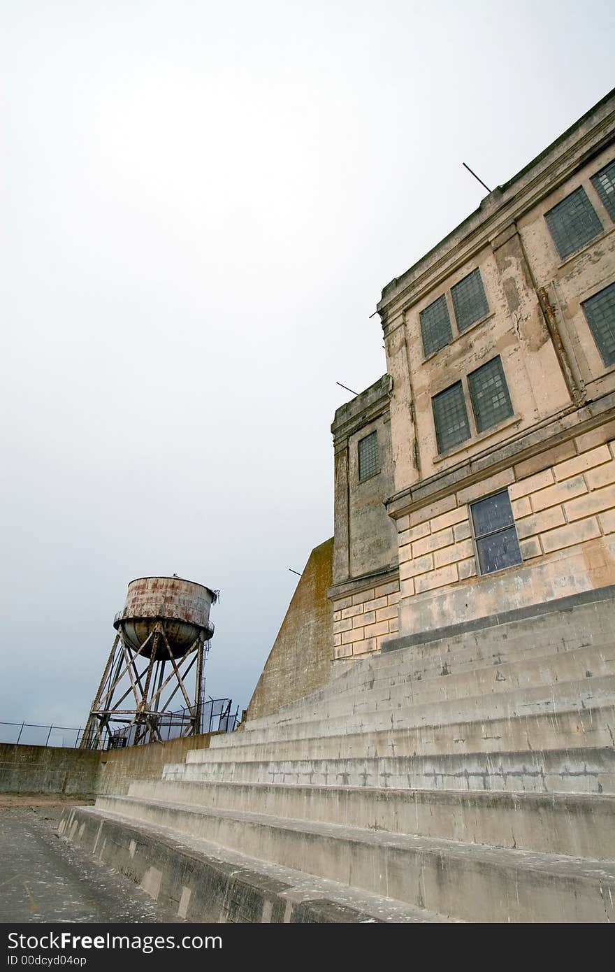 Exercise Yard At Alcatraz