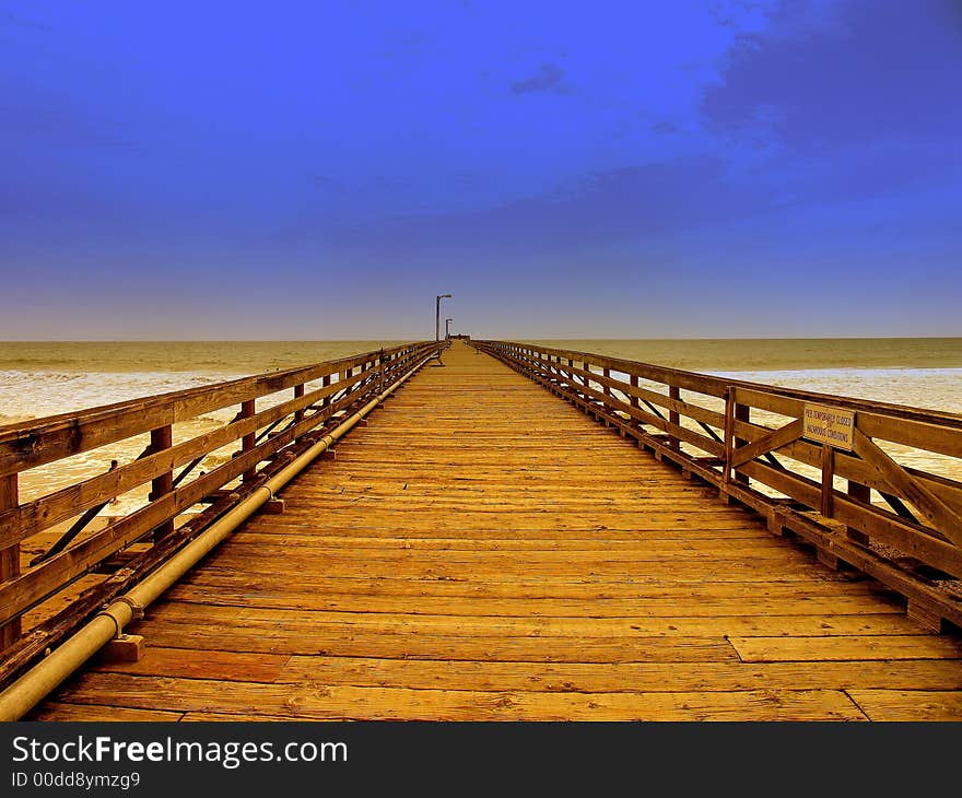 A central coast california pier.