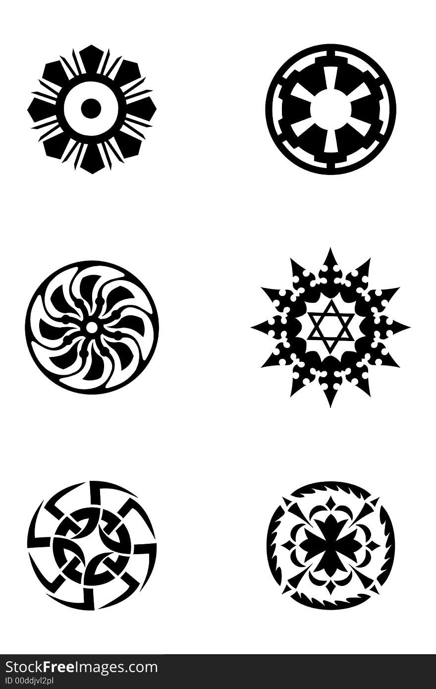 Ornament Shapes Design.Check my portfolio for similar image