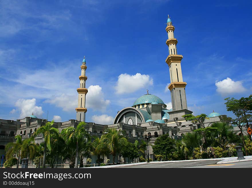 Modern Islamic structure based on turkish style, can be use for architecture or religious or culture purpose. Modern Islamic structure based on turkish style, can be use for architecture or religious or culture purpose