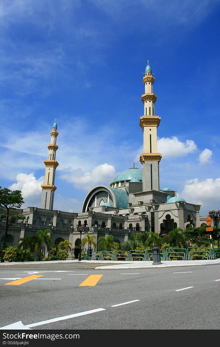 Modern Islamic structure based on turkish style, can be use for architecture or religious or culture purpose. Modern Islamic structure based on turkish style, can be use for architecture or religious or culture purpose