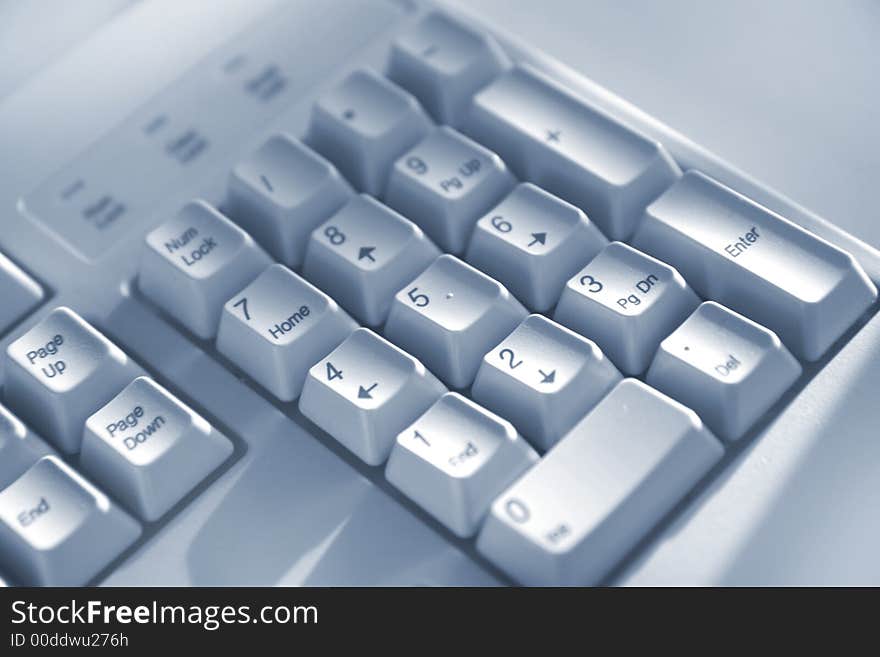 Macro photo with soft focus of keyboard buttons. Macro photo with soft focus of keyboard buttons