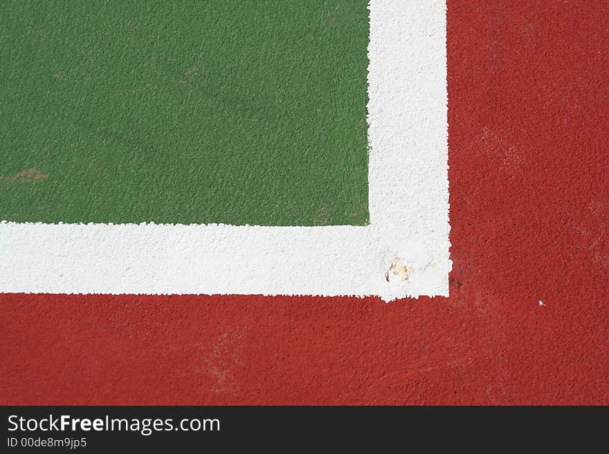 An image of a basketball court