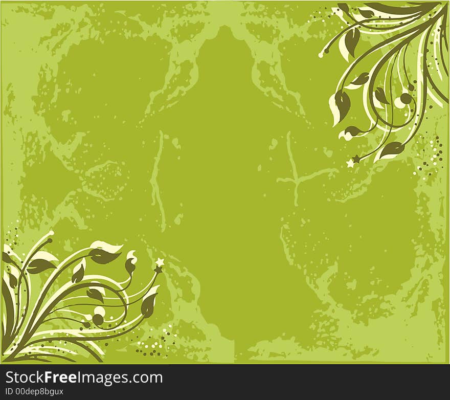 Original frame with ornaments - vector illustration