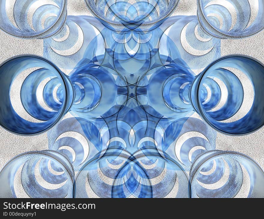 Background made of silver blue tubes, jewelry. Illustration made on computer. Background made of silver blue tubes, jewelry. Illustration made on computer.