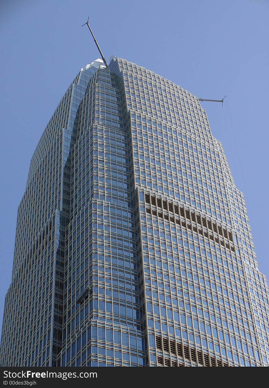 Shot of the top of the International Financial Building, Hong Kong, China. Shot of the top of the International Financial Building, Hong Kong, China.