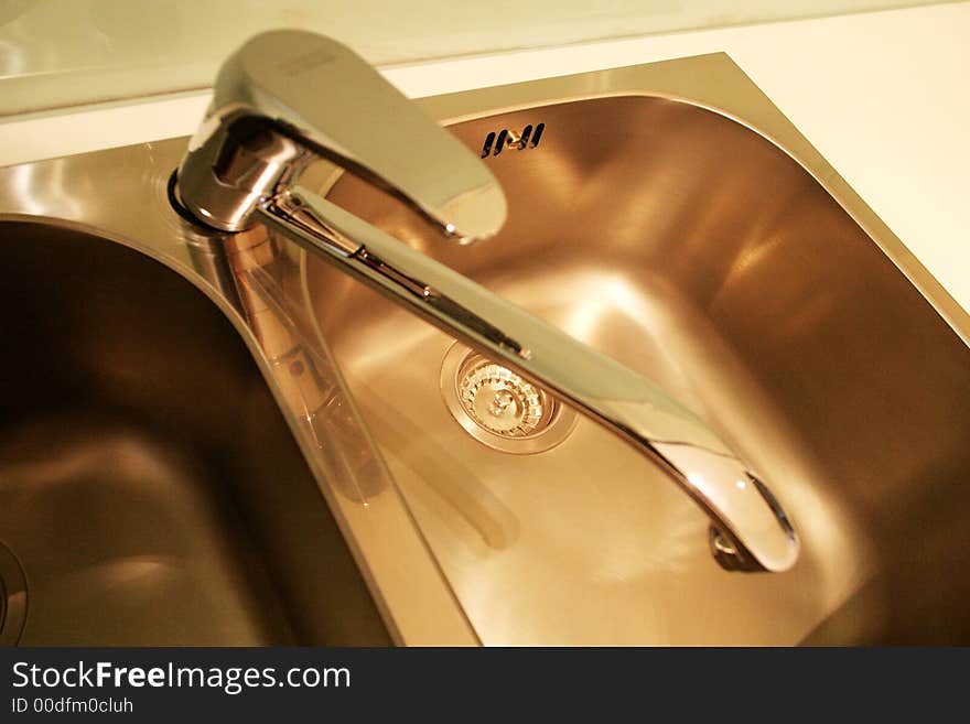 Hand wash basin in washroom