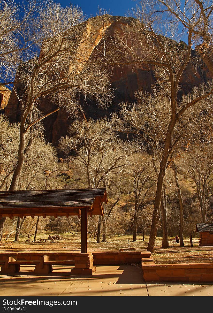 Mountains in Zion national park