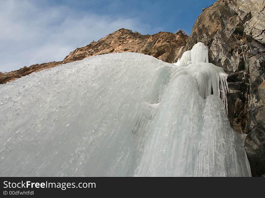 Icy Waterfall