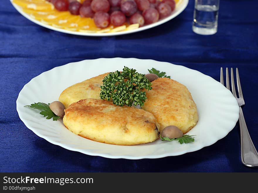 Chicken Zrazas With Mushrooms