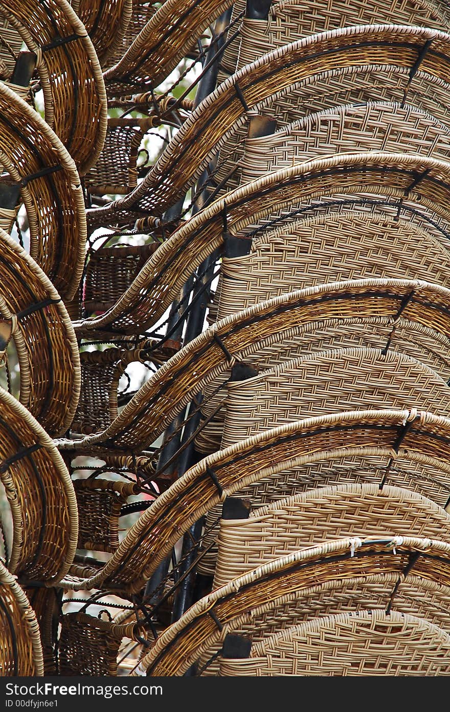 Chairs  in a garden in Sichuan,west of China. Chairs  in a garden in Sichuan,west of China