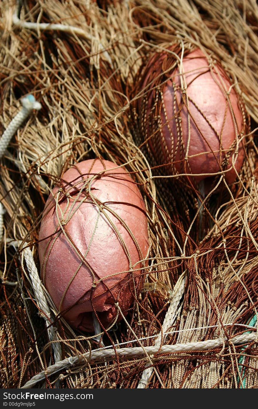 Fishing net close up,italy