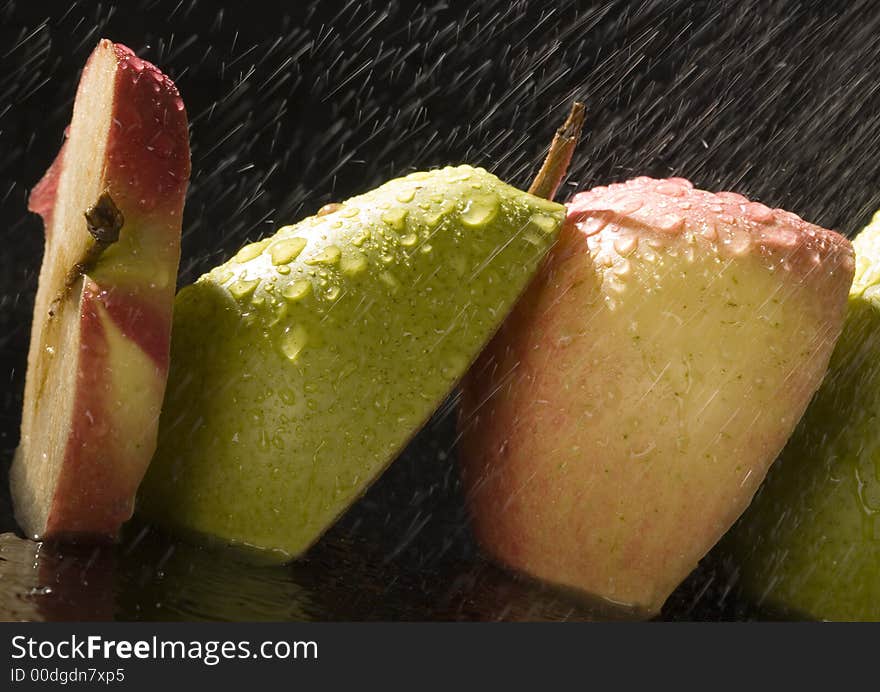 Pears In Rain