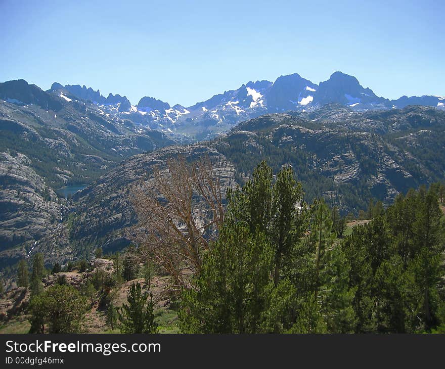 The Minarets, Mount Ritter, and Mount Banner, in the Ansel Adams wilderness. The Minarets, Mount Ritter, and Mount Banner, in the Ansel Adams wilderness