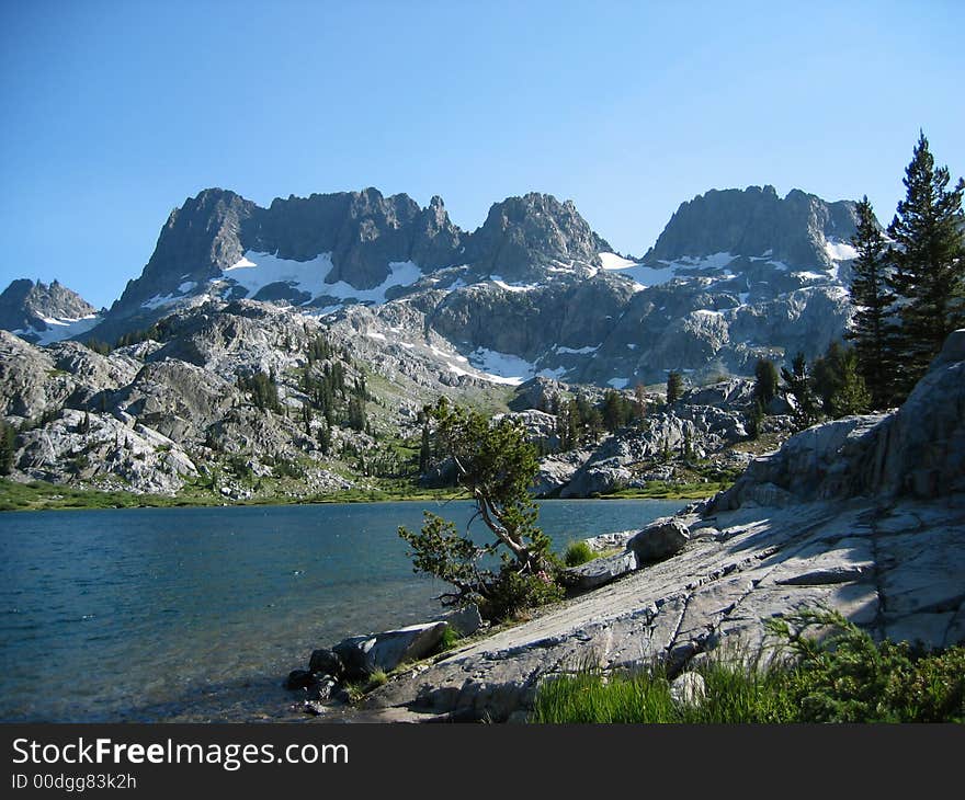 Lake Ediza and the Minarets