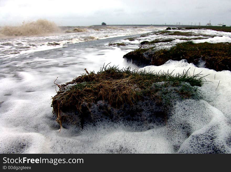 Stormy ocean