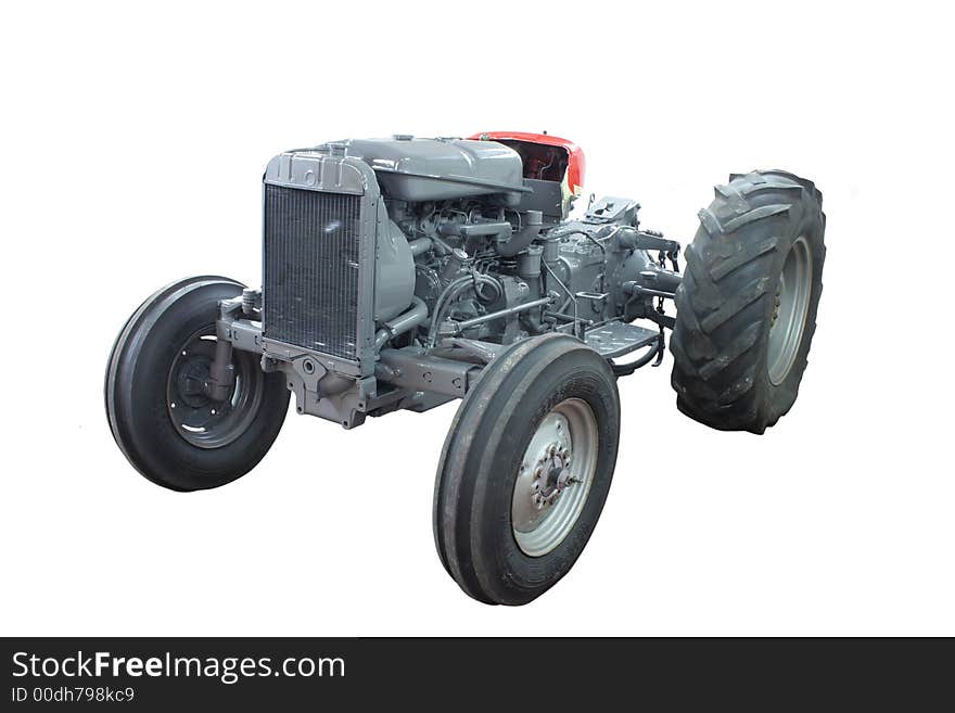 Isolated Tractor