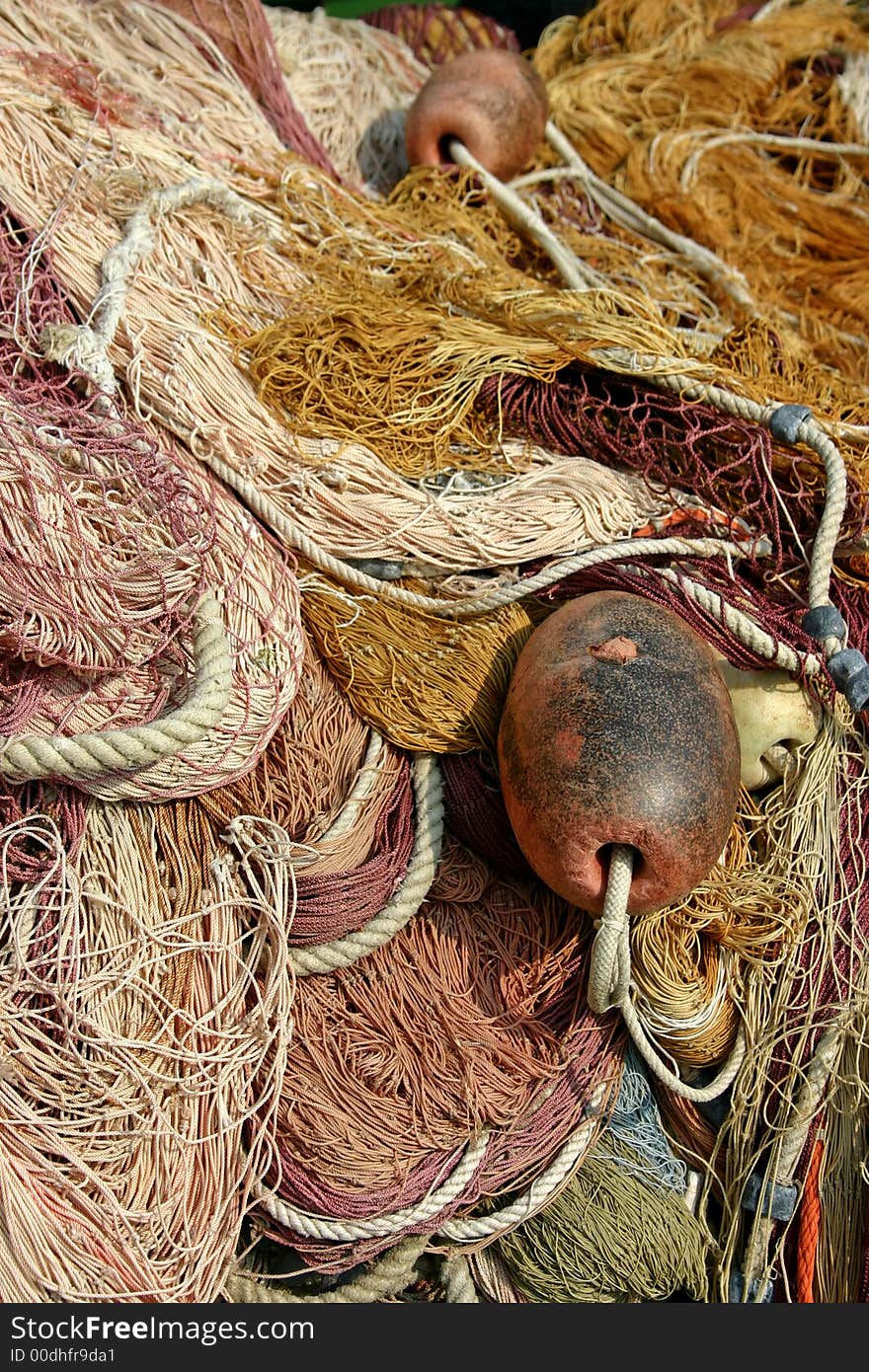 Fishing net close up,italy