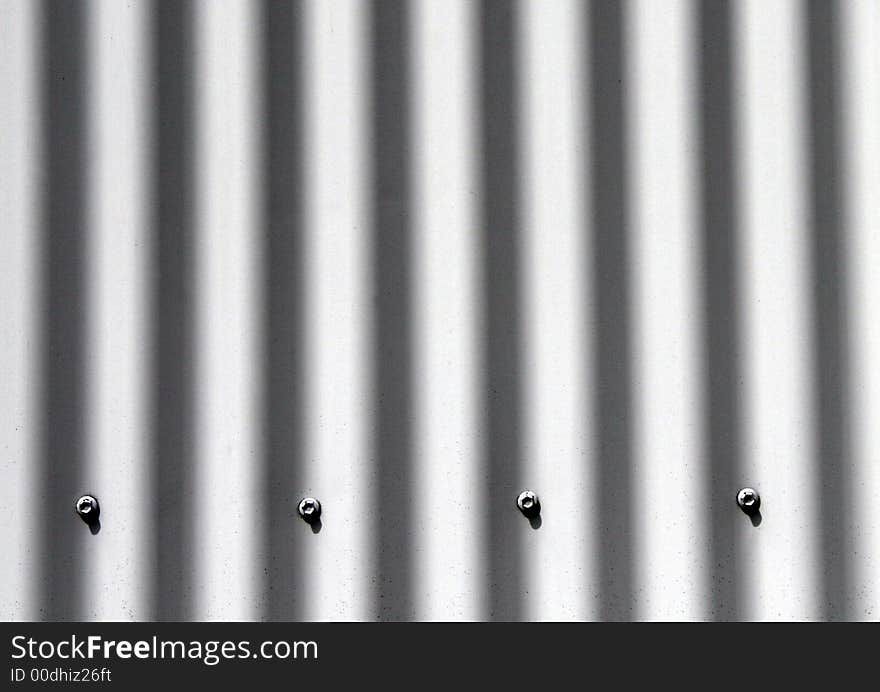 Shiny Metal Surface, Vertical Lines With Reflections, Abstract Background