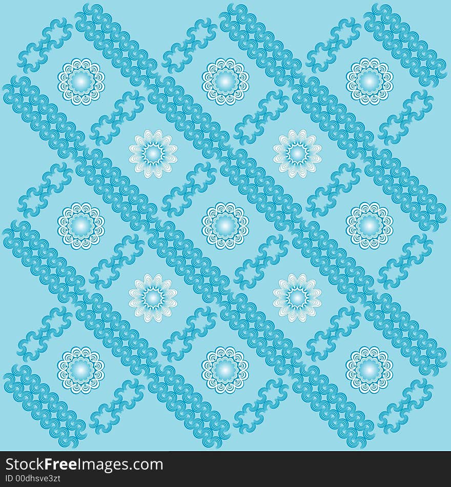 Decorative Wallpaper. Decorative Wallpaper Background. Vector File, change colors easily.