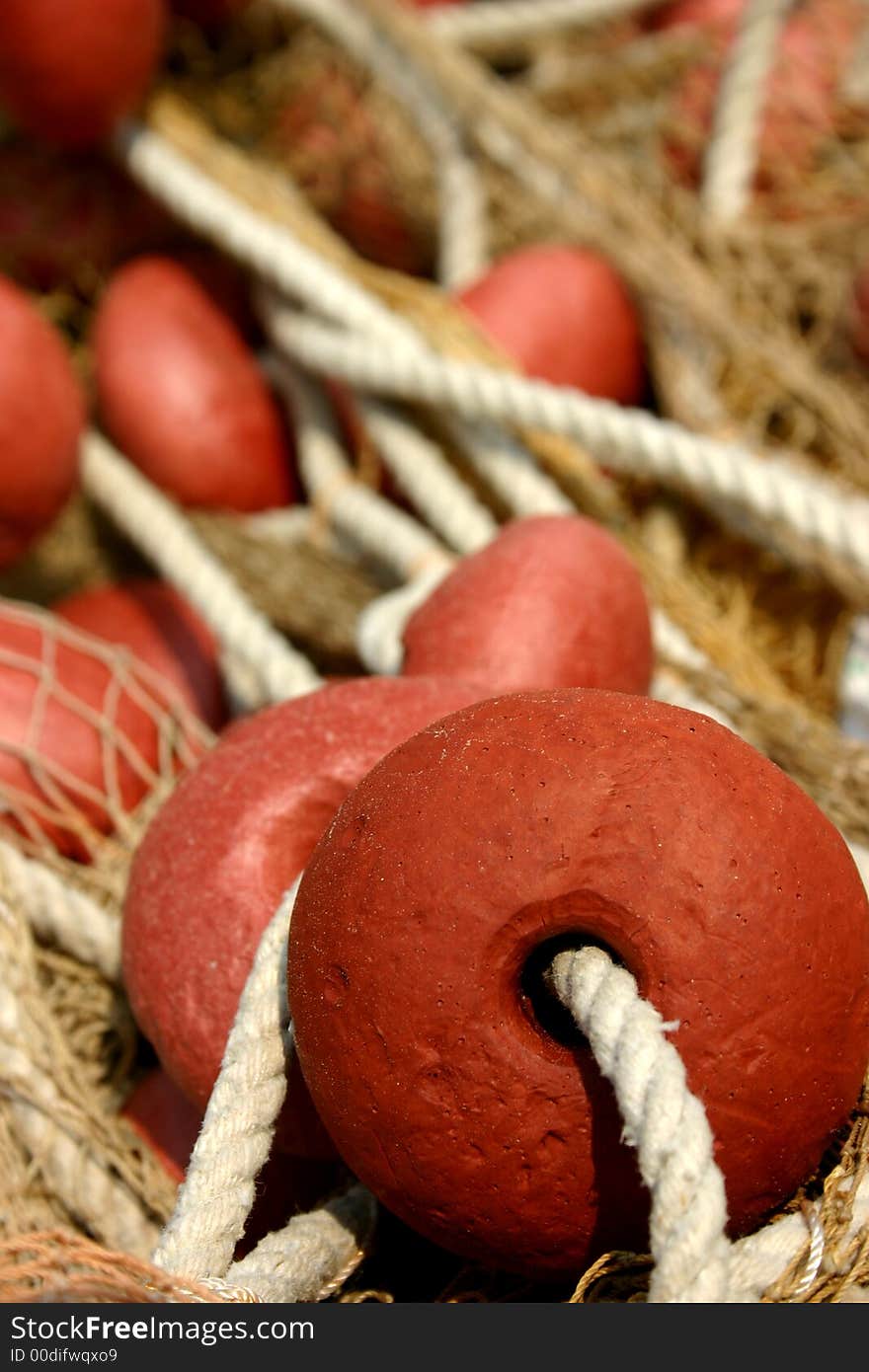 Fishing net close up,italy