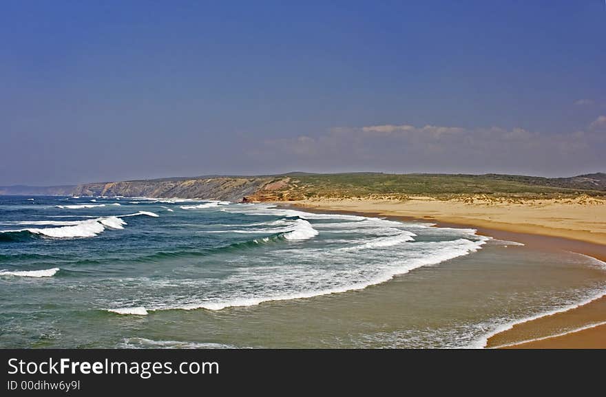 Carrapateira Beach In Portugal