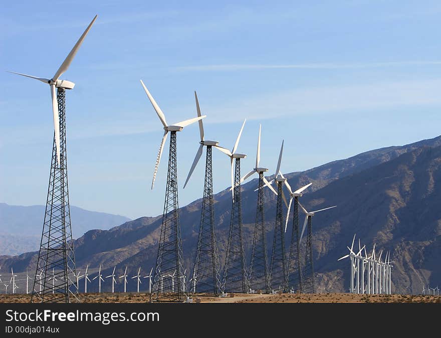 Desert Windmills