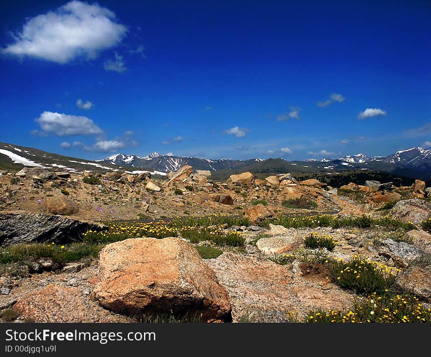 Colorado mountains landscape