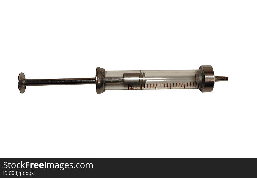 Syringe insulated, isolated, with clipping path for photoshop, with path, for designer. Syringe insulated, isolated, with clipping path for photoshop, with path, for designer