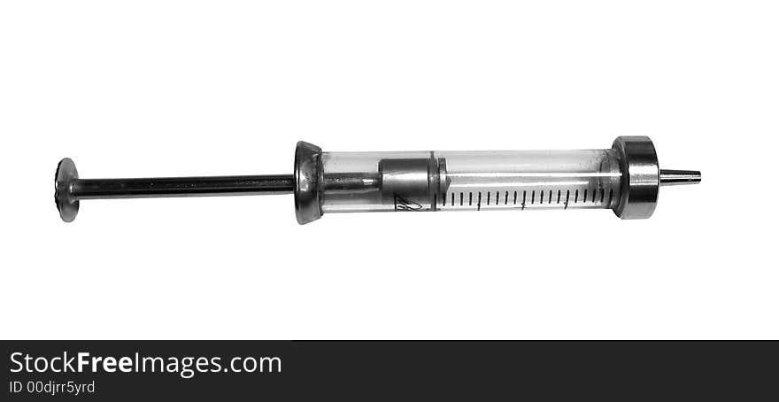 Syringe isolated medicine