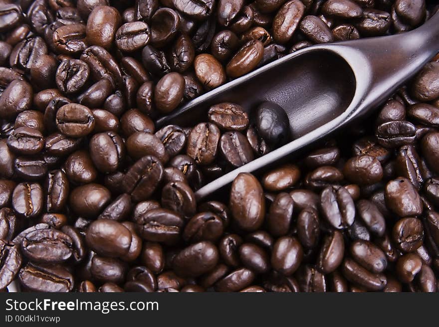 Scoop Of Coffee Bean