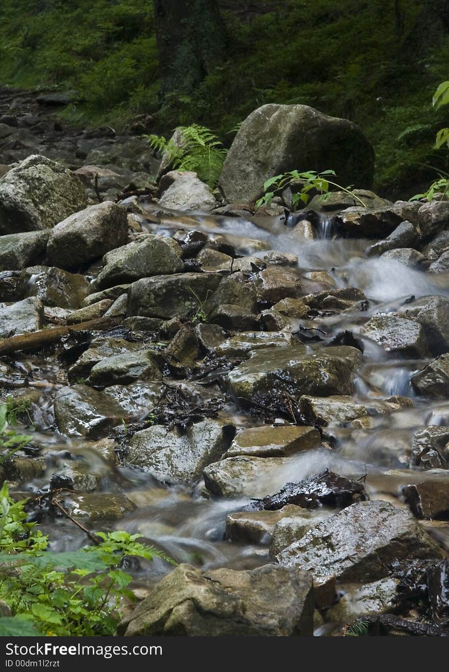 Stream in mountains