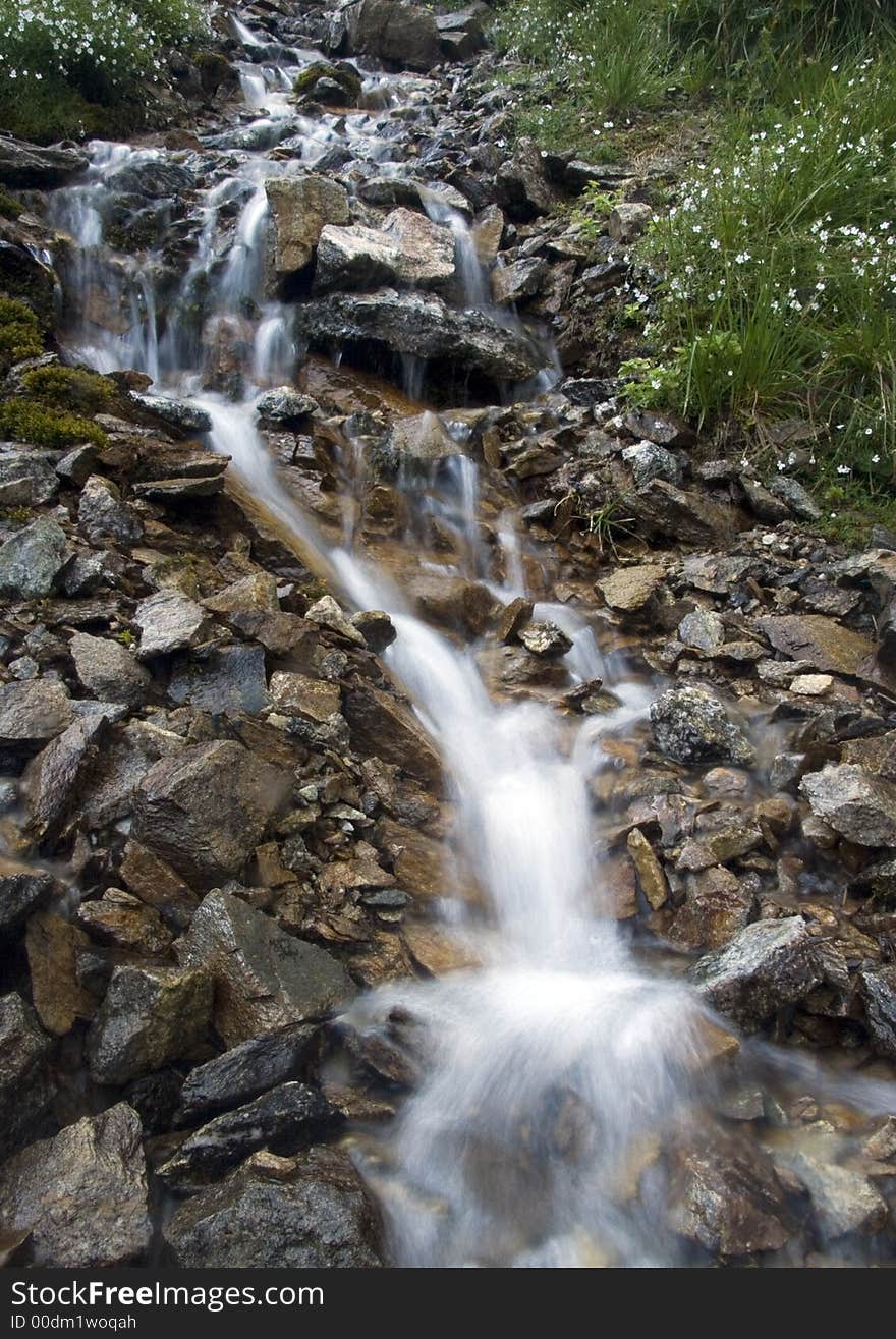 Stream in mountains