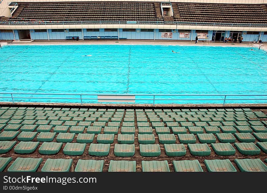 A city swimming pool in Sichuan,west of China