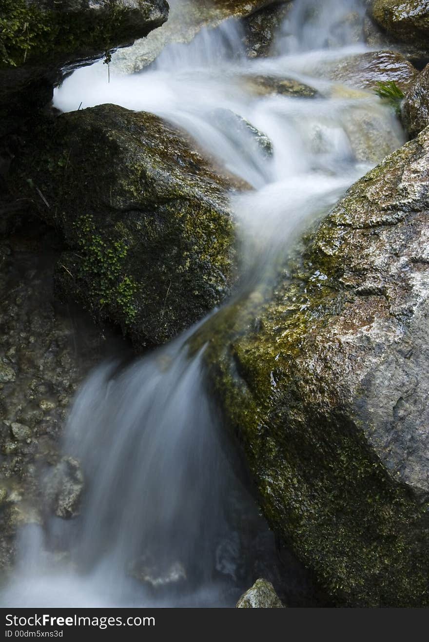 Stream in mountains