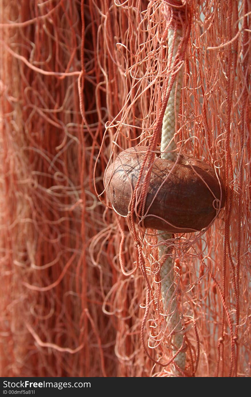 Fishing net close up,italy