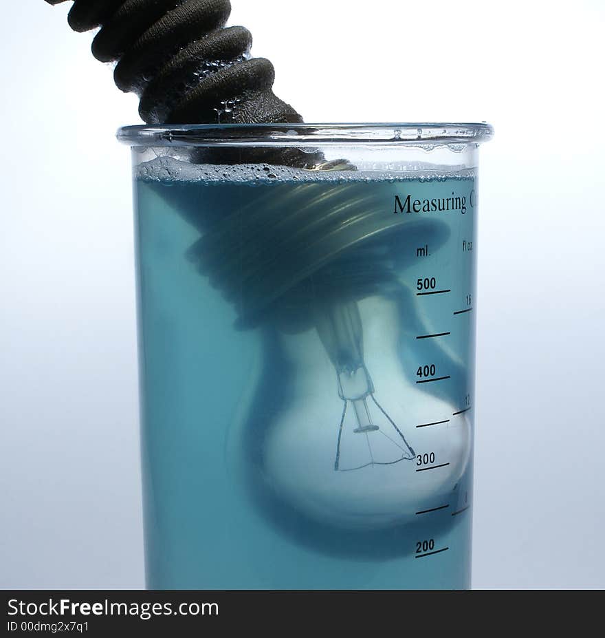 Lamp in liquid