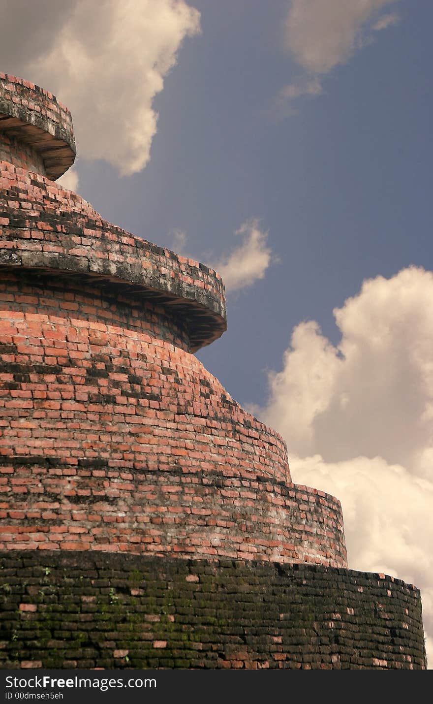 Temple Stupa Ancient Suhkothai Thailand